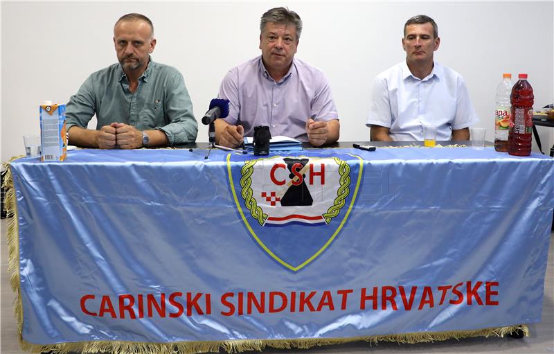 Konferencija za medije Carinskog sindikata Hrvatske