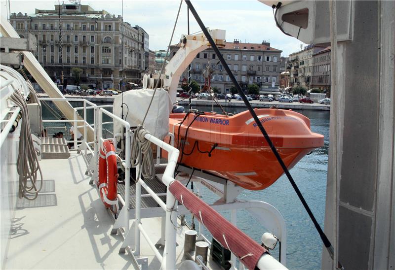 Greenpeaceov brod 'Rainbow Warrior III' stigao u Rijeku