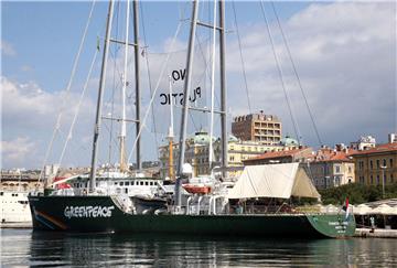 Greenpeaceov brod 'Rainbow Warrior III' stigao u Rijeku