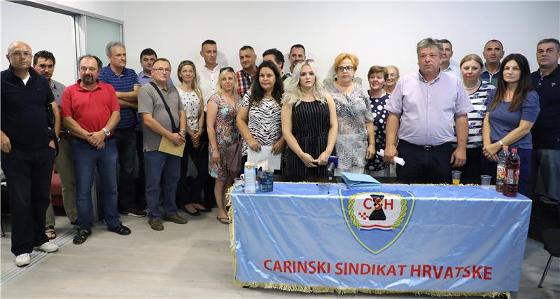 Konferencija za medije Carinskog sindikata Hrvatske