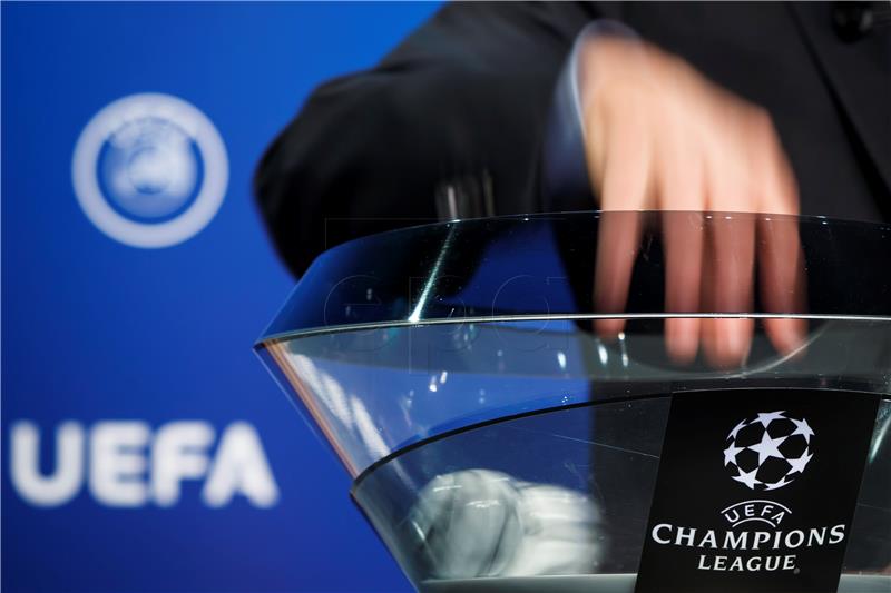 SWITZERLAND SOCCER UEFA CHAMPIONS LEAGUE DRAW