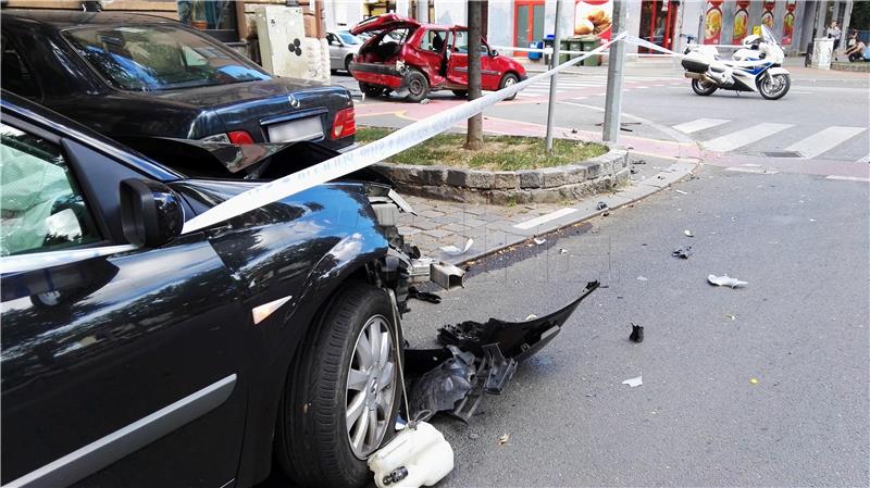 Zagreb: Prometna nesreća u Klaićevoj