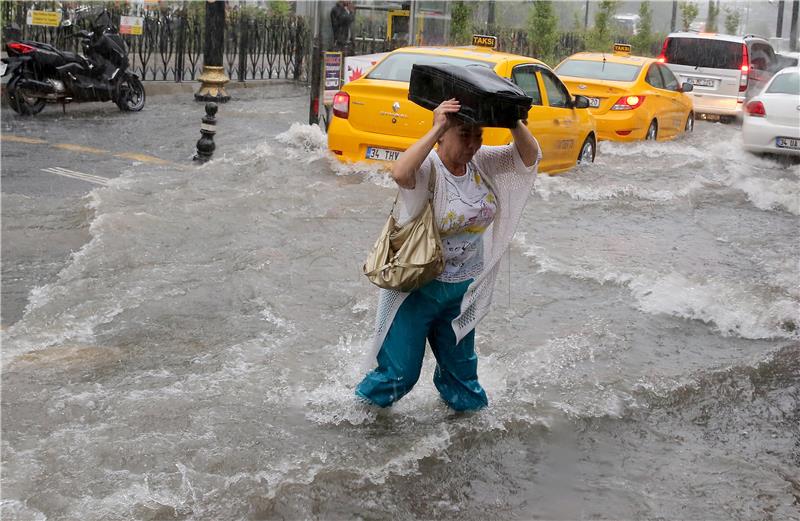 TURKEY WEATHER ISTANBUL FLOOD