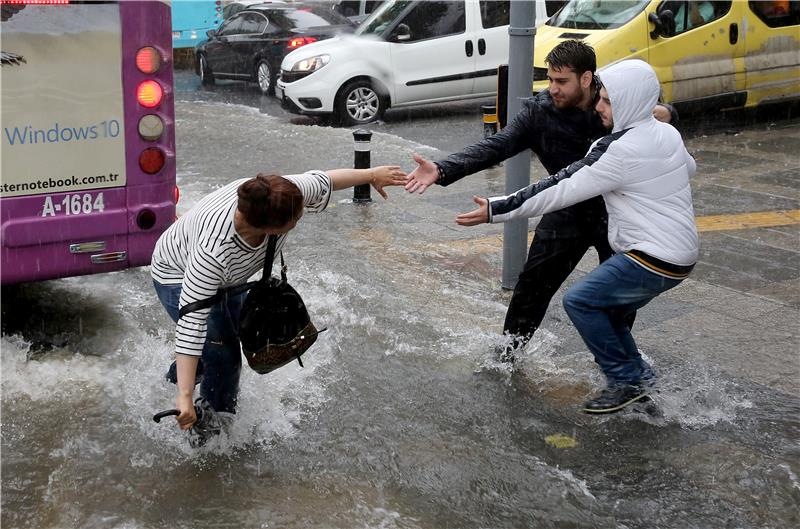 TURKEY WEATHER ISTANBUL FLOOD