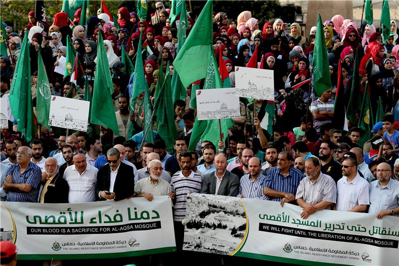 LEBANON PALESTIAN HAMAS PROTEST