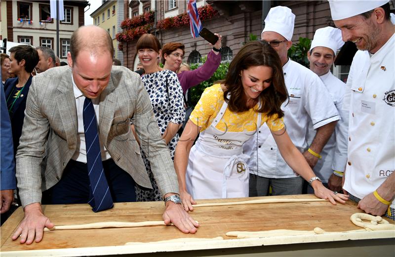 Prince William and Kate visit Heidelberg