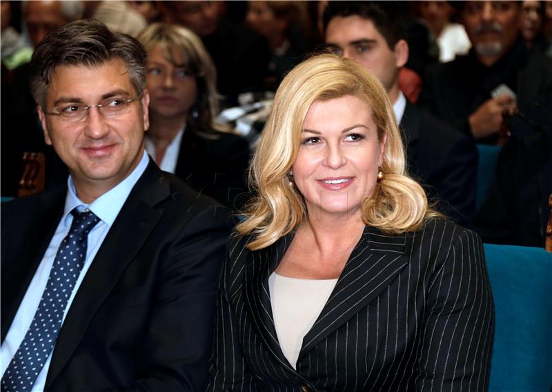 Grabar-Kitarović i Plenković potvrdili da će razgovarati