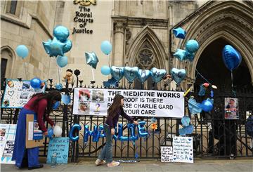 BRITAIN CHARLIE GARD HIGH COURT HEARING