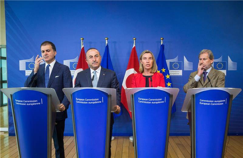 BELGIUM EU TUKEY HIGH LEVEL POLITICAL DIALOGUE