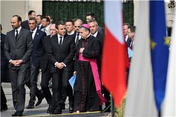 FRANCE CHURCH ATTACK ANNIVERSARY