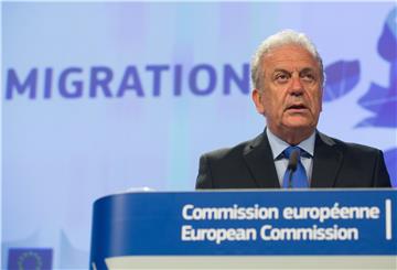 BELGIUM EU MIGRATION PRESS CONFERENCE