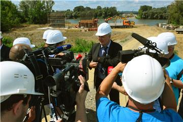 Napreduje gradnja mosta Svilaj na granici s Bosnom i Hercegovinom