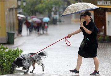 Kišno poslijepodne u Zagrebu