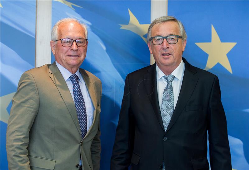 BELGIUM EU WOLFGANG ISCHINGER MEETING