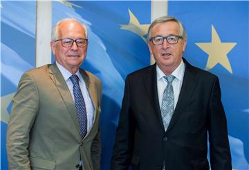 BELGIUM EU WOLFGANG ISCHINGER MEETING