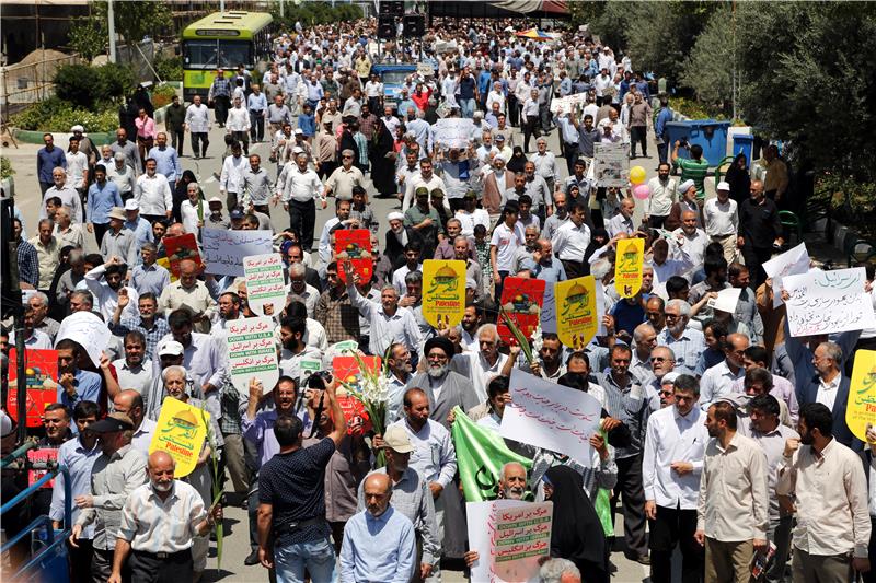 IRAN ANTI-ISRAELI PROTEST