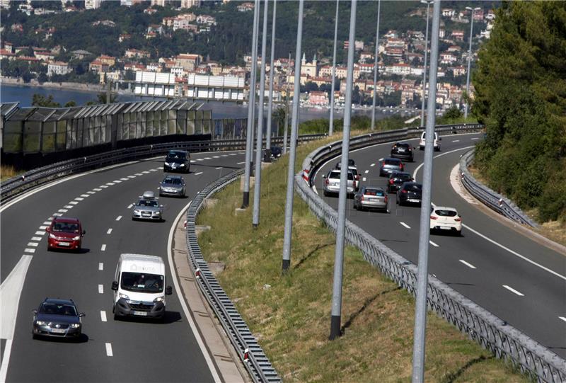 Promet na čvorištu Diračje riječke zaobilaznice