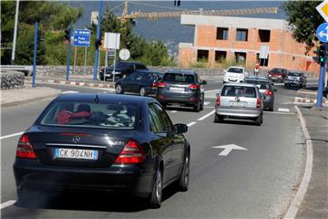 Promet na čvorištu Diračje riječke zaobilaznice