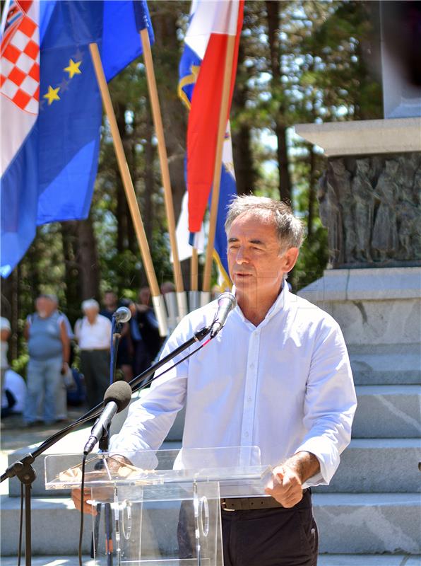 Anniversary of 1941 uprising in Srb, Croatia