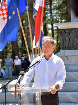 Anniversary of 1941 uprising in Srb, Croatia