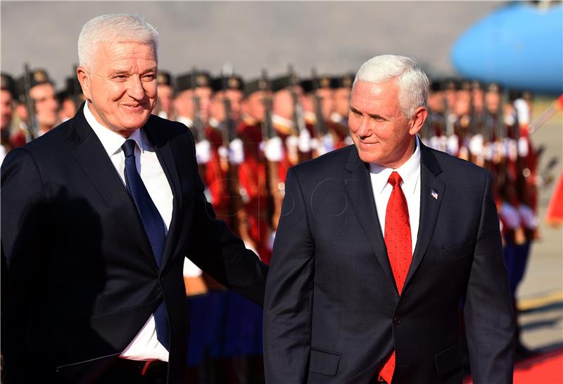 Pence:  Vodeća uloga Crne Gore u obrani stabilnosti i sigurnosti Zapadnog Balkana 