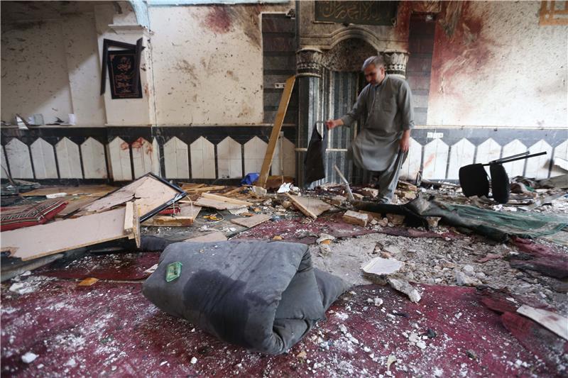 AFGHANISTAN MOSQUE BOMBING AFTERMATH