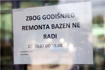 HSS Zagreba nezadovoljan zbog remonta i zatvaranja bazena u kolovozu