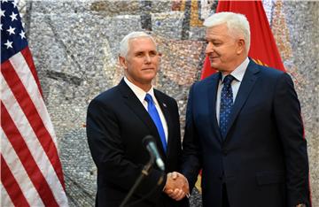 MONTENENGRO USA PENCE DIPLOMACY