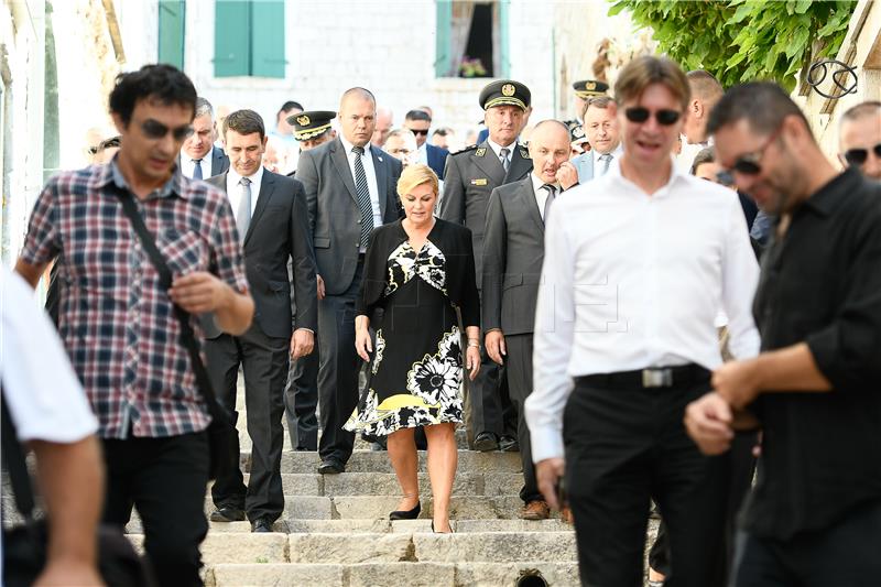 Kolinda Grabar-Kitarović nazočila obilježavanju Dana grada Imotskog te proslavi 300. obljetnice oslobođenja Imotskog i Imotske krajine od Turaka