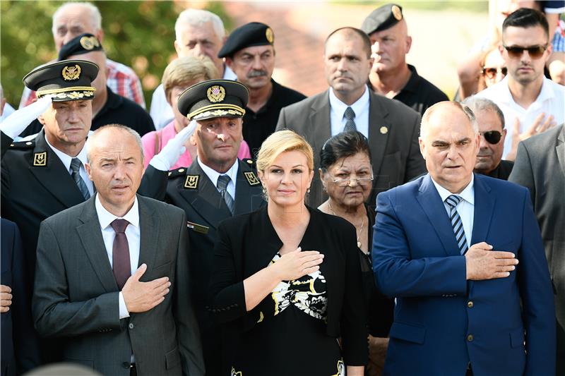 Kolinda Grabar-Kitarović nazočila obilježavanju Dana grada Imotskog te proslavi 300. obljetnice oslobođenja Imotskog i Imotske krajine od Turaka