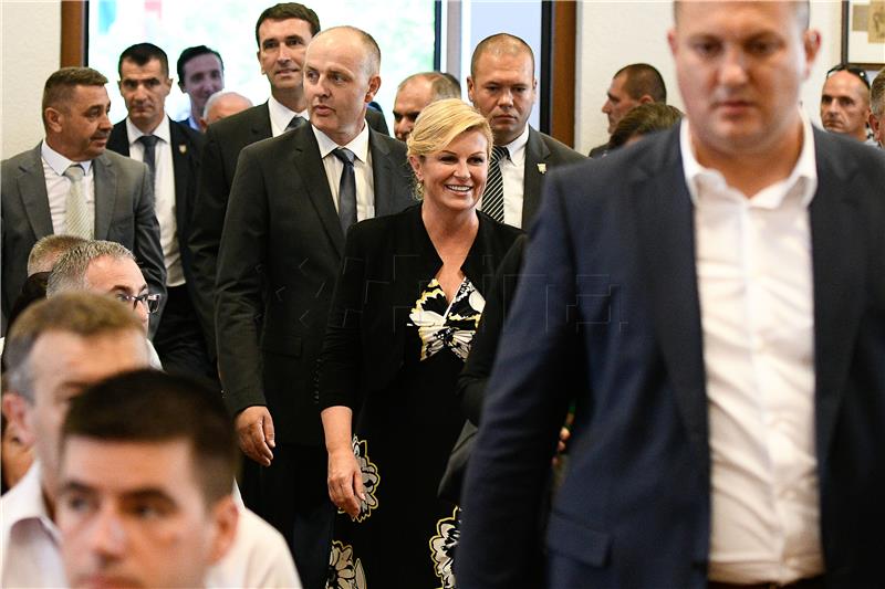 Kolinda Grabar-Kitarović nazočila obilježavanju Dana grada Imotskog te proslavi 300. obljetnice oslobođenja Imotskog i Imotske krajine od Turaka