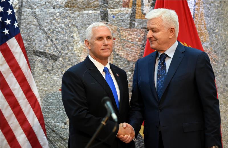 Pence says future of Western Balkans is in the West