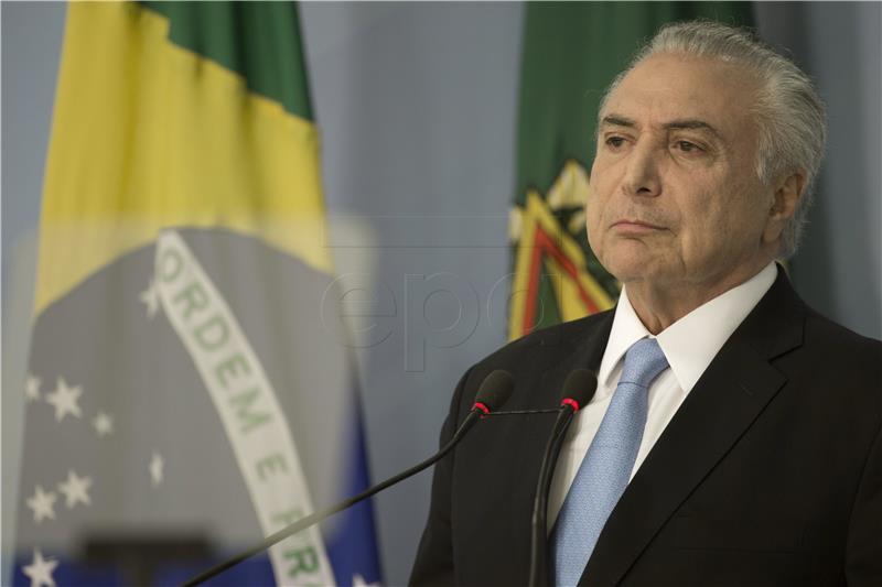 Brazilski predsjednik Temer preživio glasanje u parlamentu