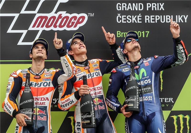 VN Češke - motoGP : Treća pobjeda u sezoni za Marca Marqueza