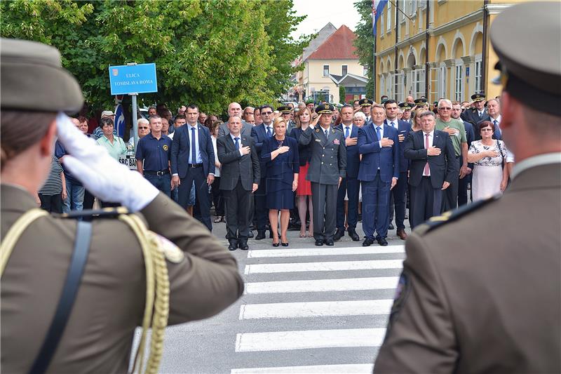 Proslava pobjede Hrvatske u operaciji Oluja