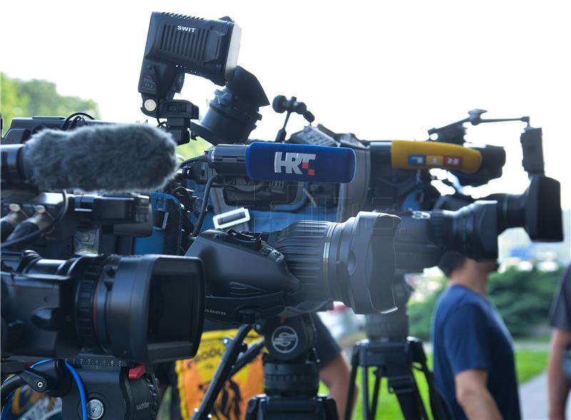 Konferencija za medije ispred Ministarstva poljoprivrede