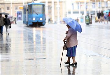  Kišni dan u Zagrebu