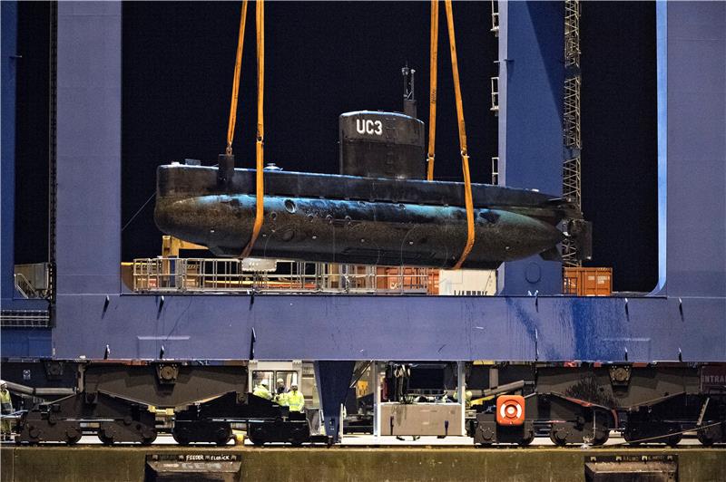 DENMARK MISSING SUBMARINE