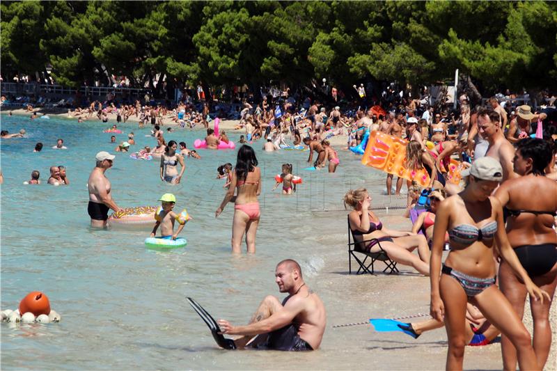 Vrhunac turističke sezone u Makarskoj