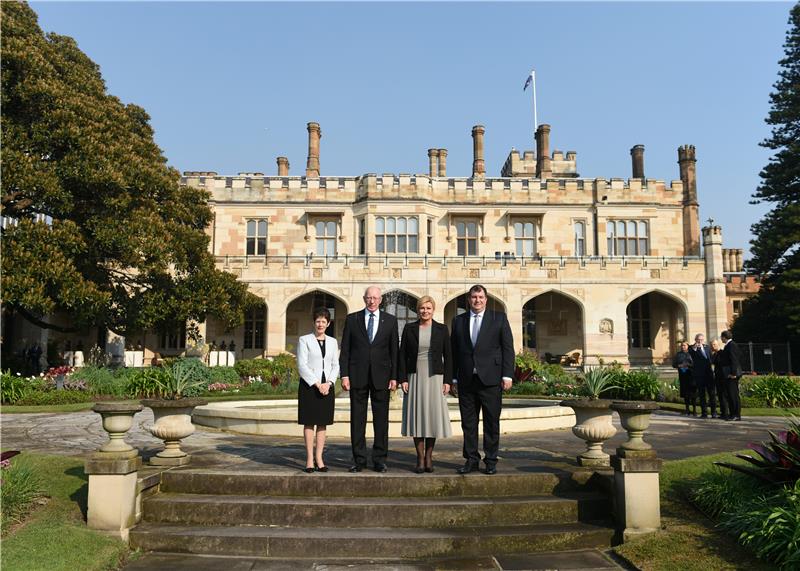 Croatian president meets New South Wales governor