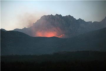 Požar kod tunela Sv. Rok