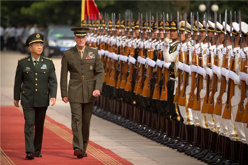 CHINA USA DEFENCE DUNFORD VISITS