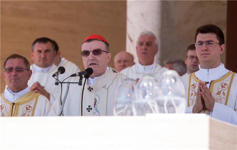 Kardinal Bozanić u Mariji Bistrici: Slijediti zauzimanje za čovjeka blaženog Alojzija Stepinca