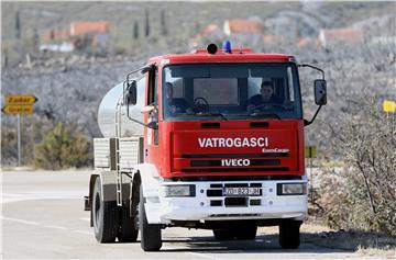 Opožareno područje između Jasenica i Zatona Obrovačkog