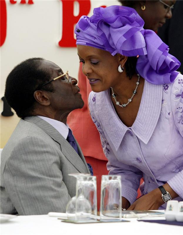 (FILE) ZIMBABWE PEOPLE GRACE MUGABE