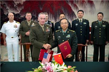 CHINA USA DEFENCE DUNFORD VISITS