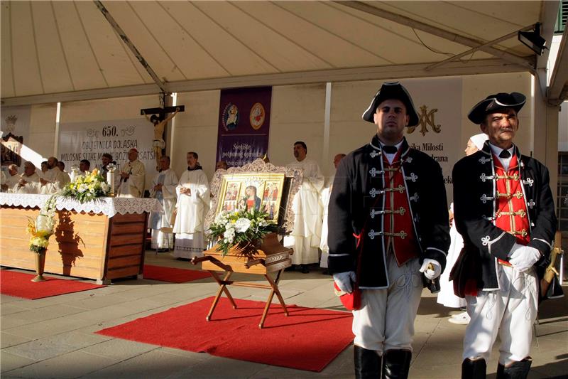 Blagdan Velike Gospe u svetištu Majke Božje Trsatske