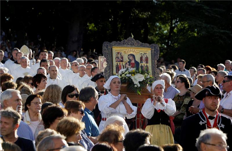 Blagdan Velike Gospe u svetištu Majke Božje Trsatske