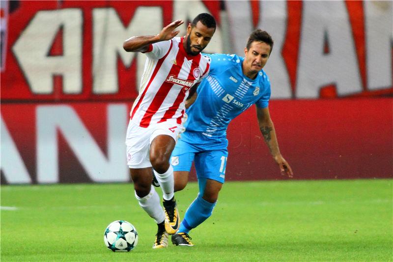 LP: Olympiacos - Rijeka 0-1 (poluvrijeme)