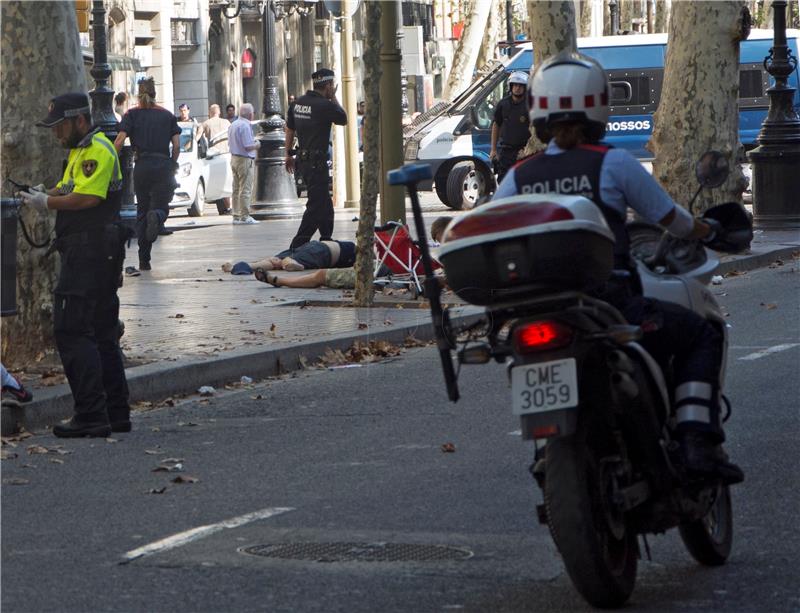 SPAIN BARCELONA VEHICLE ATTACK